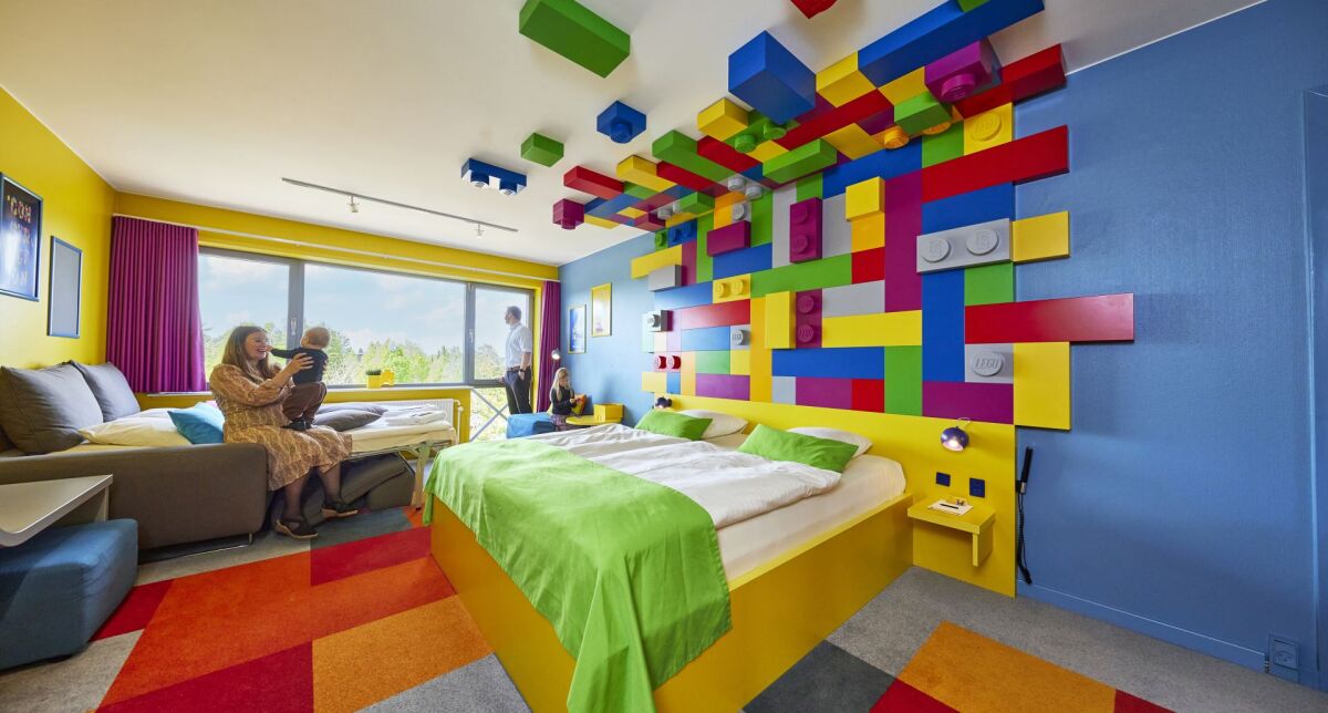 Hotel Legoland Dania - Pokój 5-osobowy z widokiem na park